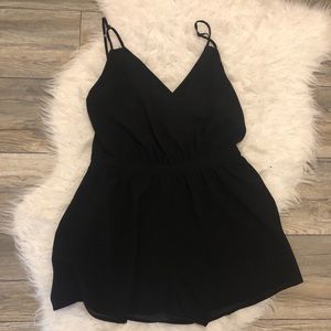 Back dressy romper